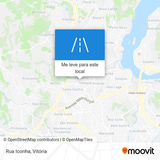 Rua Iconha mapa
