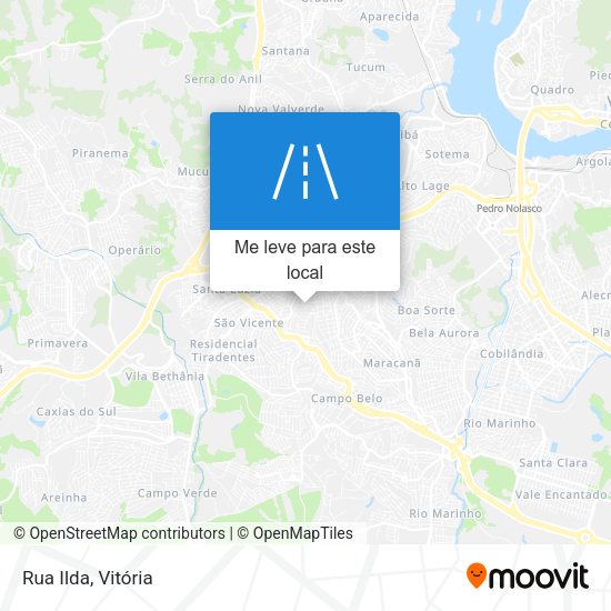 Rua Ilda mapa
