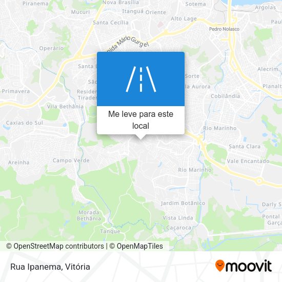Rua Ipanema mapa