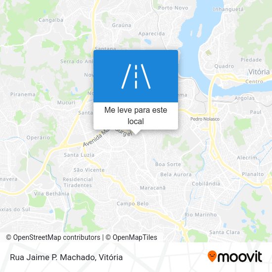 Rua Jaime P. Machado mapa