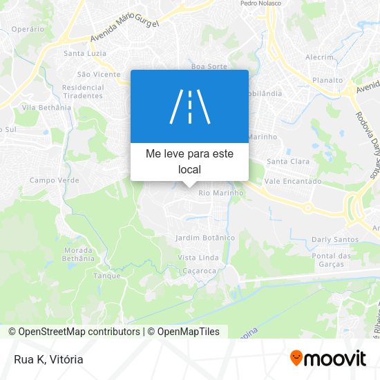 Rua K mapa