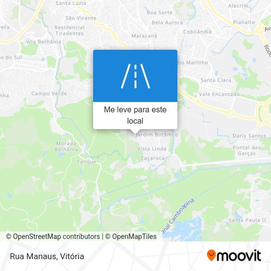 Rua Manaus mapa