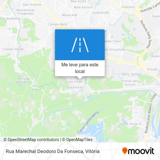 Rua Marechal Deodoro Da Fonseca mapa