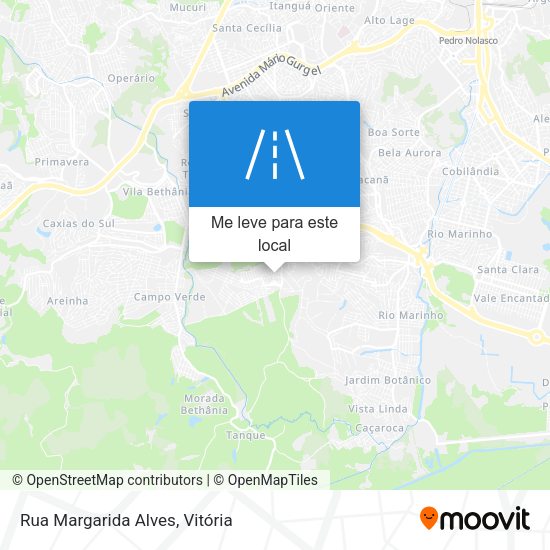 Rua Margarida Alves mapa