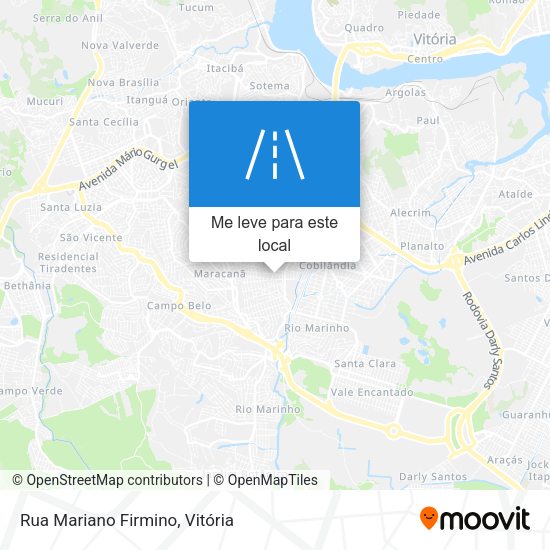 Rua Mariano Firmino mapa