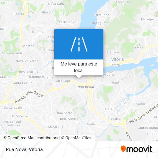 Rua Nova mapa