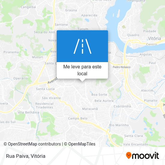 Rua Paiva mapa
