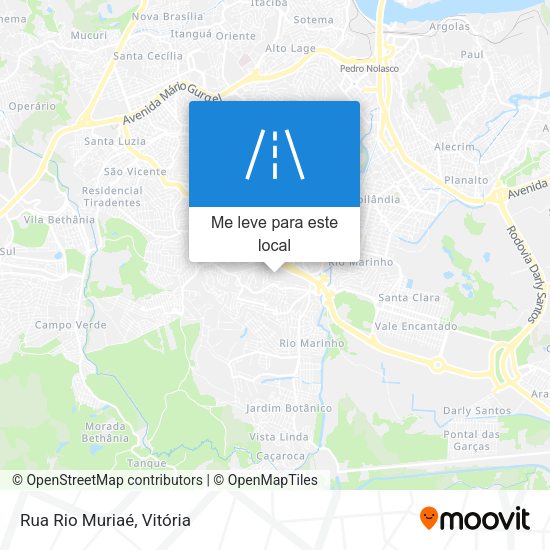 Rua Rio Muriaé mapa