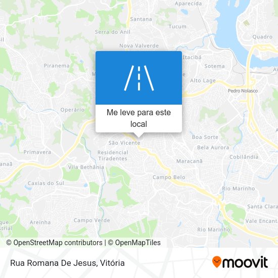 Rua Romana De Jesus mapa