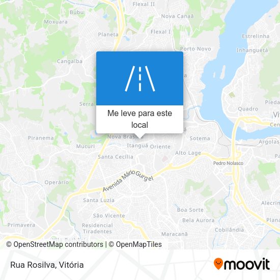 Rua Rosilva mapa