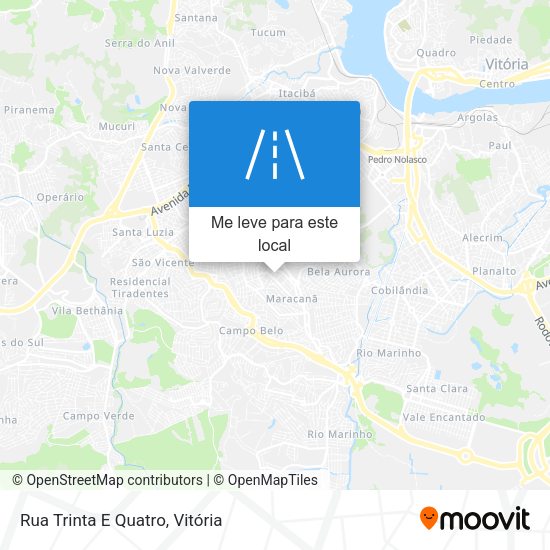 Rua Trinta E Quatro mapa