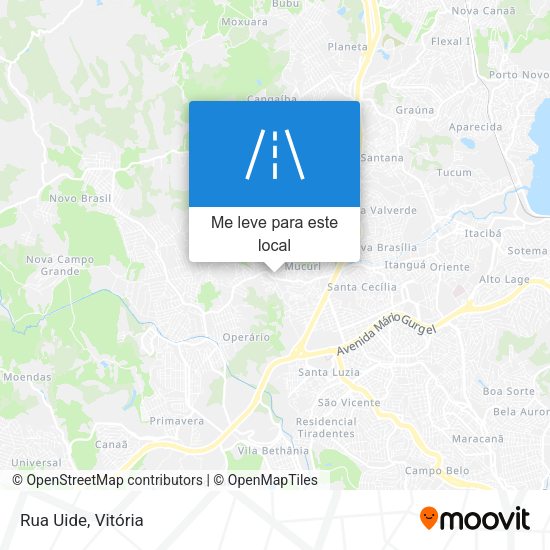 Rua Uide mapa