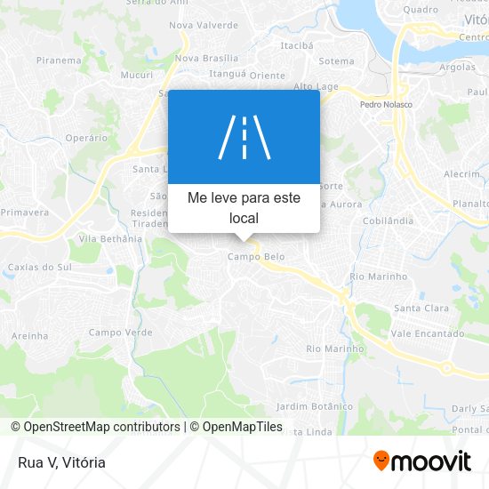 Rua V mapa