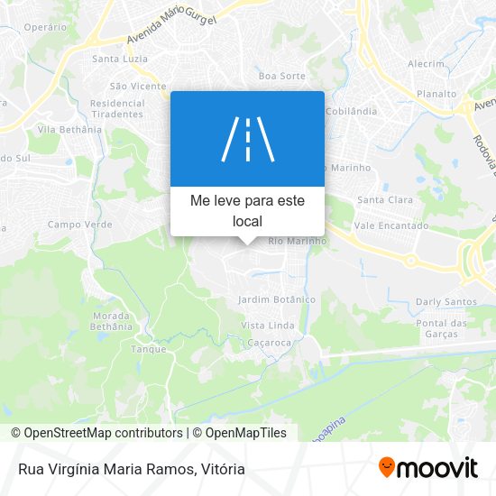 Rua Virgínia Maria Ramos mapa