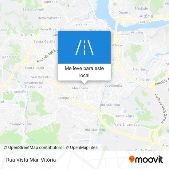 Rua Vista Mar mapa