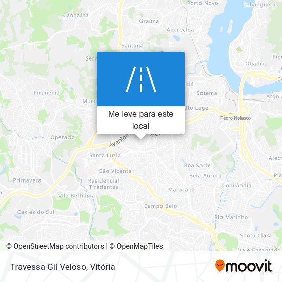 Travessa Gil Veloso mapa