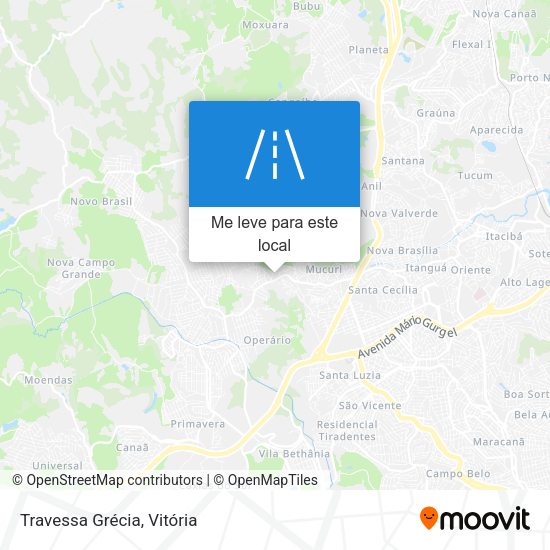 Travessa Grécia mapa