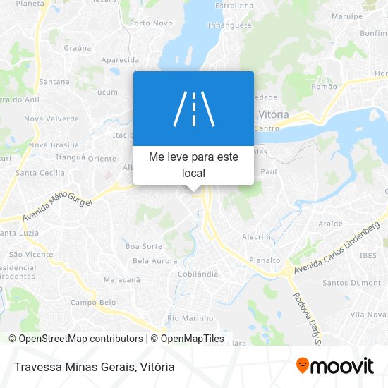 Travessa Minas Gerais mapa