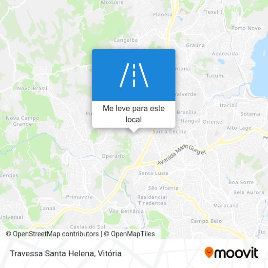 Travessa Santa Helena mapa