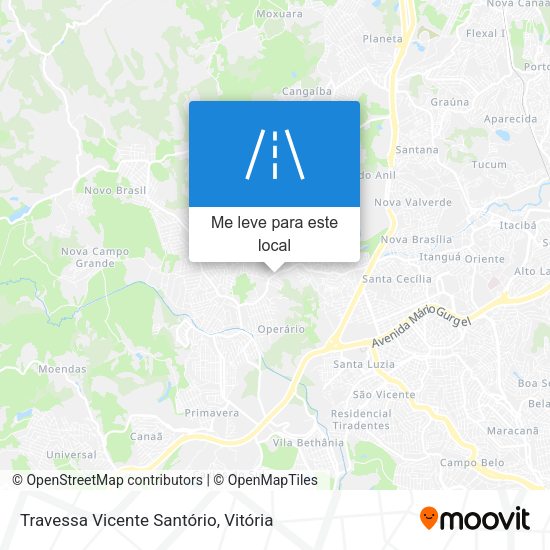 Travessa Vicente Santório mapa
