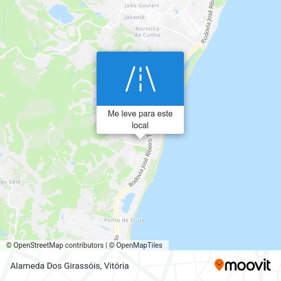 Alameda Dos Girassóis mapa