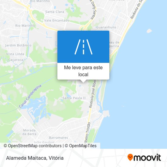 Alameda Maitaca mapa