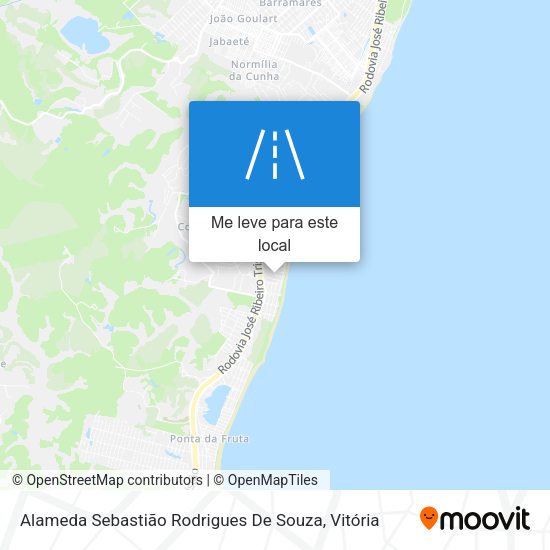 Alameda Sebastião Rodrigues De Souza mapa