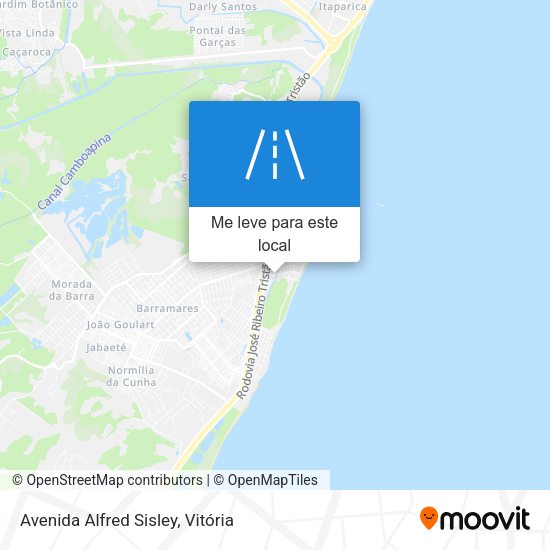 Avenida Alfred Sisley mapa