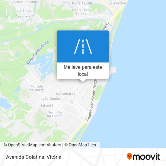 Avenida Colatina mapa