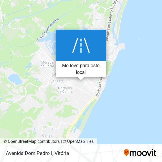 Avenida Dom Pedro I mapa