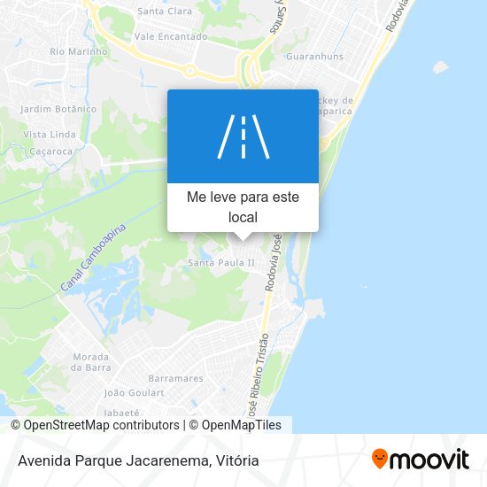 Avenida Parque Jacarenema mapa
