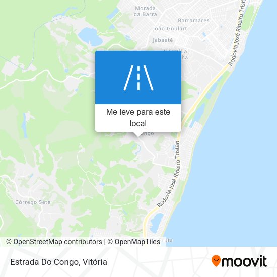 Estrada Do Congo mapa