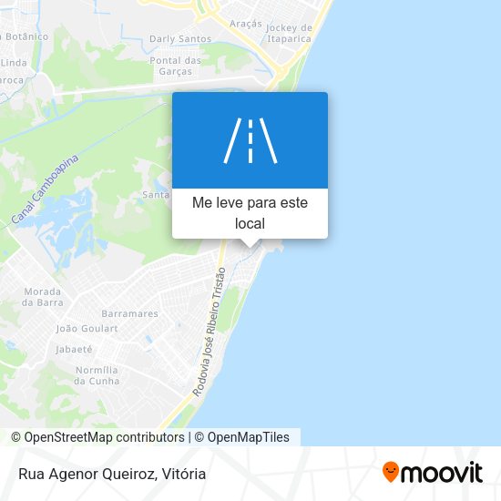 Rua Agenor Queiroz mapa