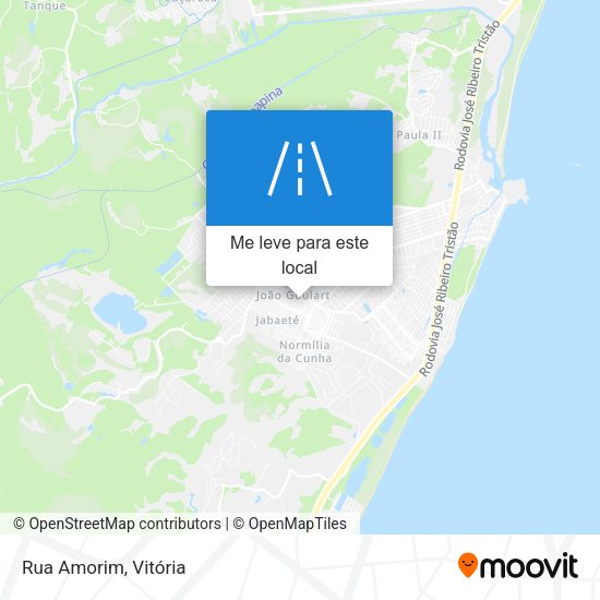 Rua Amorim mapa