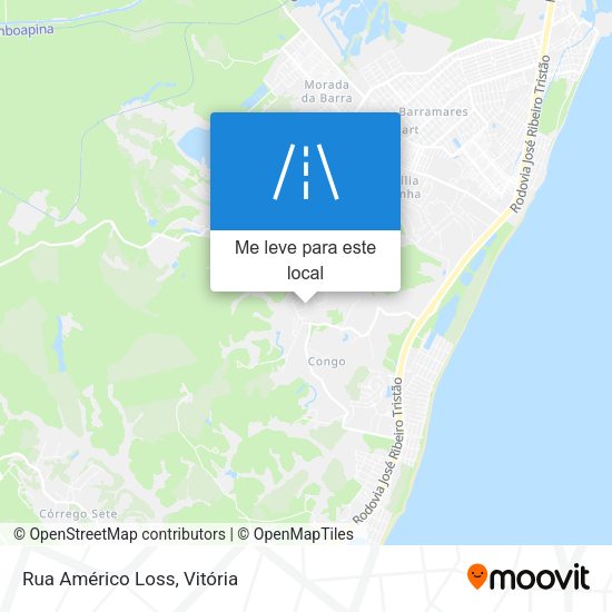 Rua Américo Loss mapa