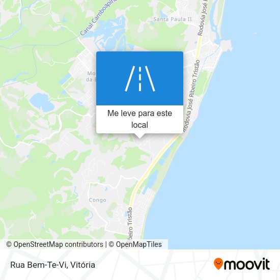 Rua Bem-Te-Vi mapa