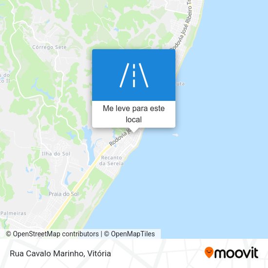 Rua Cavalo Marinho mapa