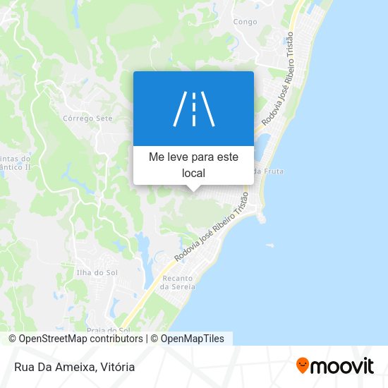 Rua Da Ameixa mapa