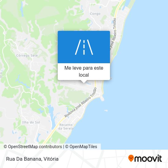 Rua Da Banana mapa
