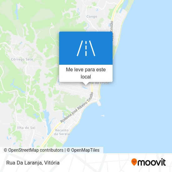 Rua Da Laranja mapa