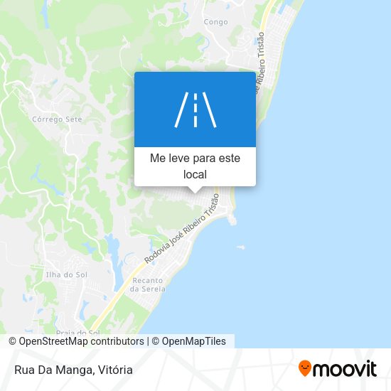 Rua Da Manga mapa