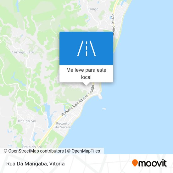 Rua Da Mangaba mapa