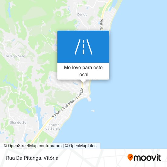 Rua Da Pitanga mapa