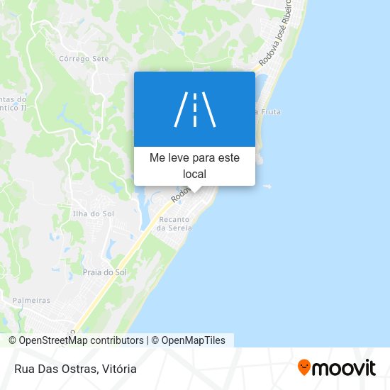 Rua Das Ostras mapa