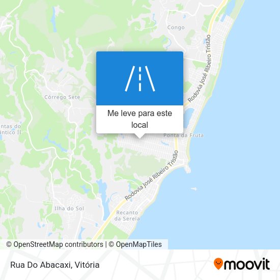Rua Do Abacaxi mapa