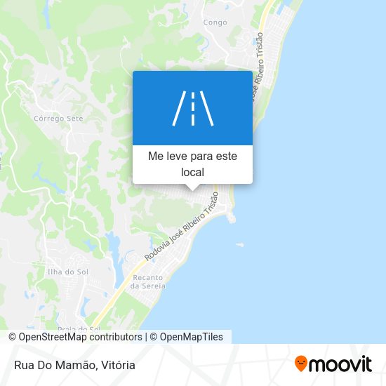 Rua Do Mamão mapa