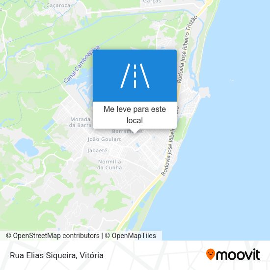 Rua Elias Siqueira mapa