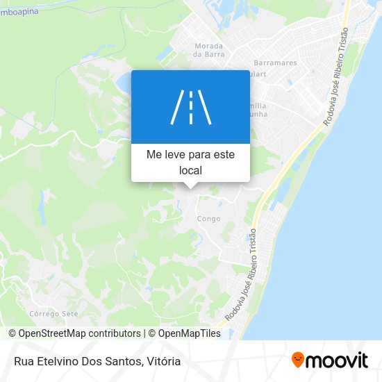 Rua Etelvino Dos Santos mapa