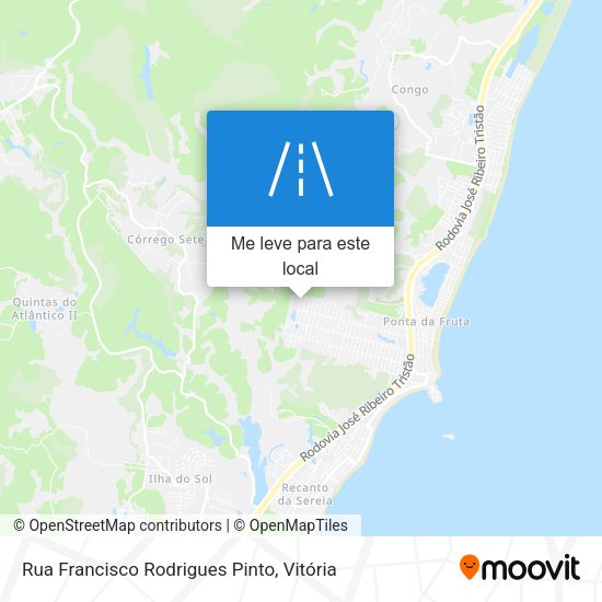 Rua Francisco Rodrigues Pinto mapa