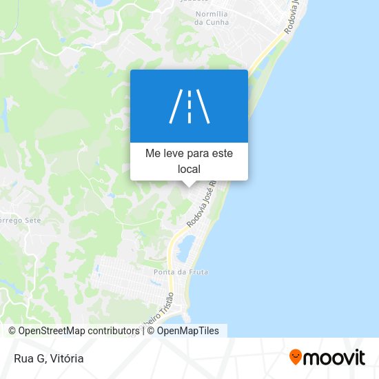 Rua G mapa